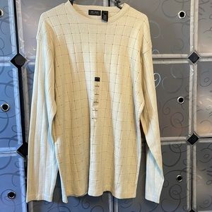 Access Claiborne Mens Tan Sweater, Size L